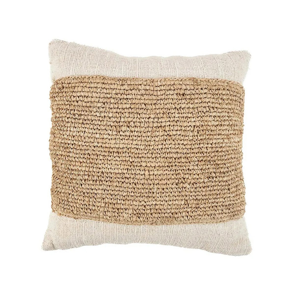 Raffia Coast Kussenhoes-Naturel 50x50