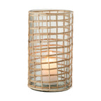 Glass & Rattan - Windlicht L