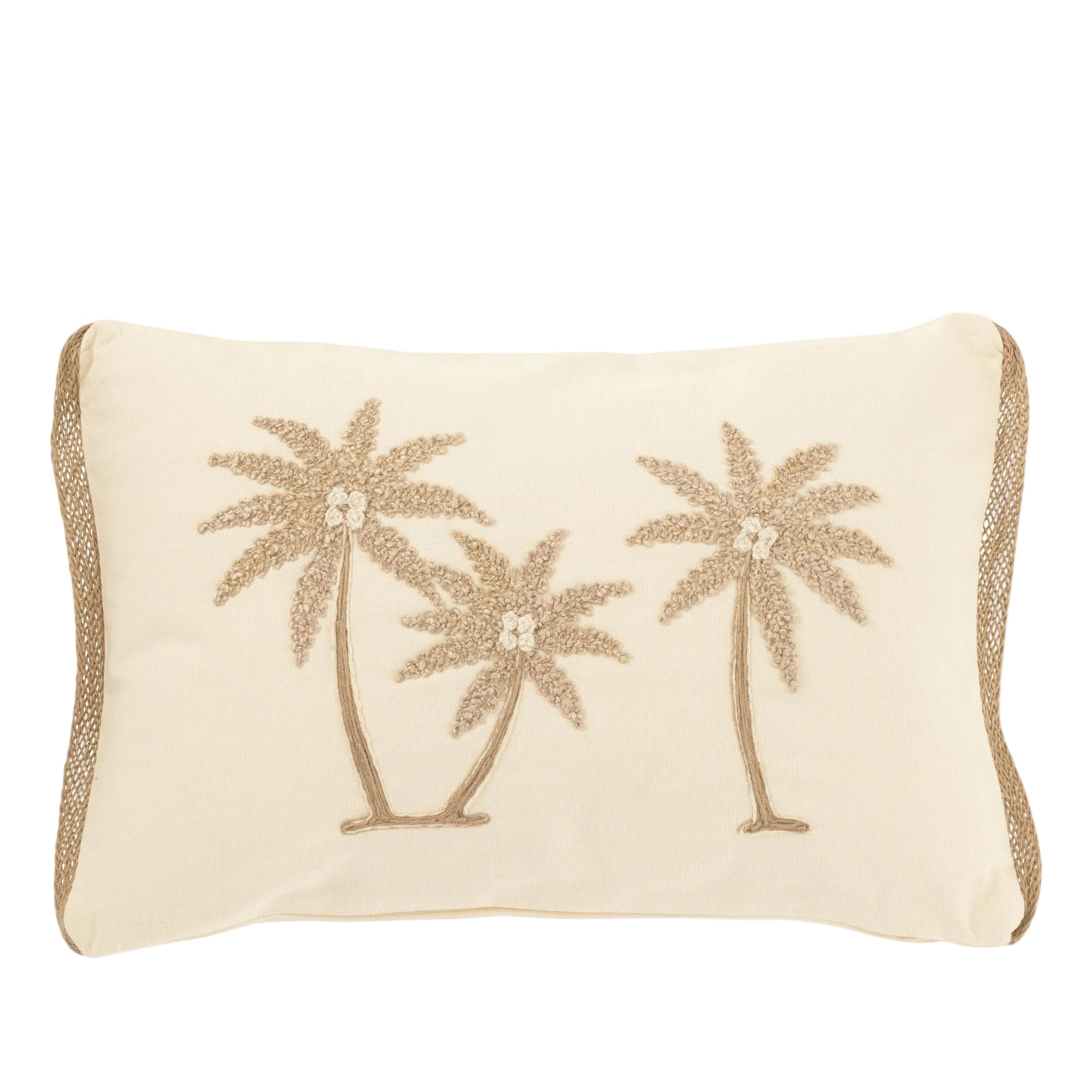 Palm Breeze Kussen-Crème 30x45