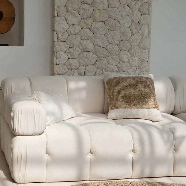 Raffia Coast Kussenhoes-Naturel 50x50