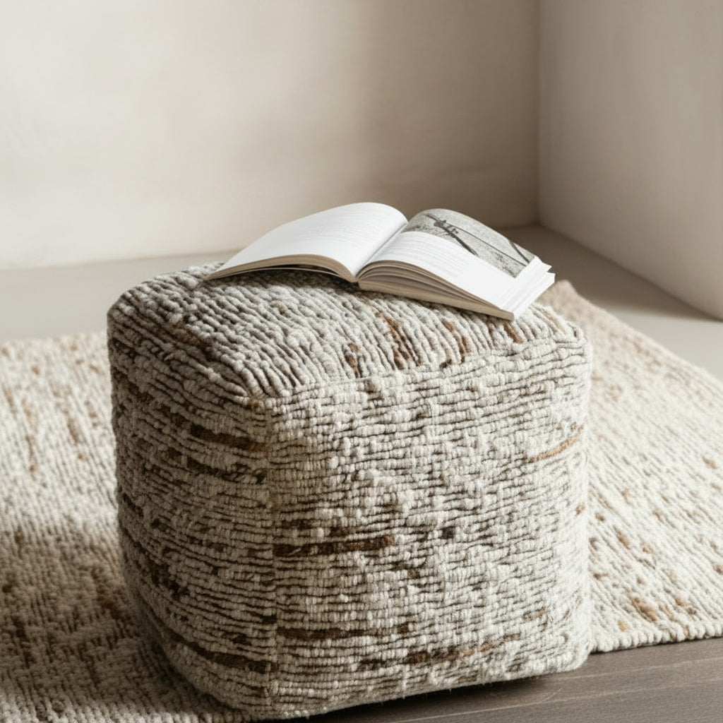 Duma Poef Beige