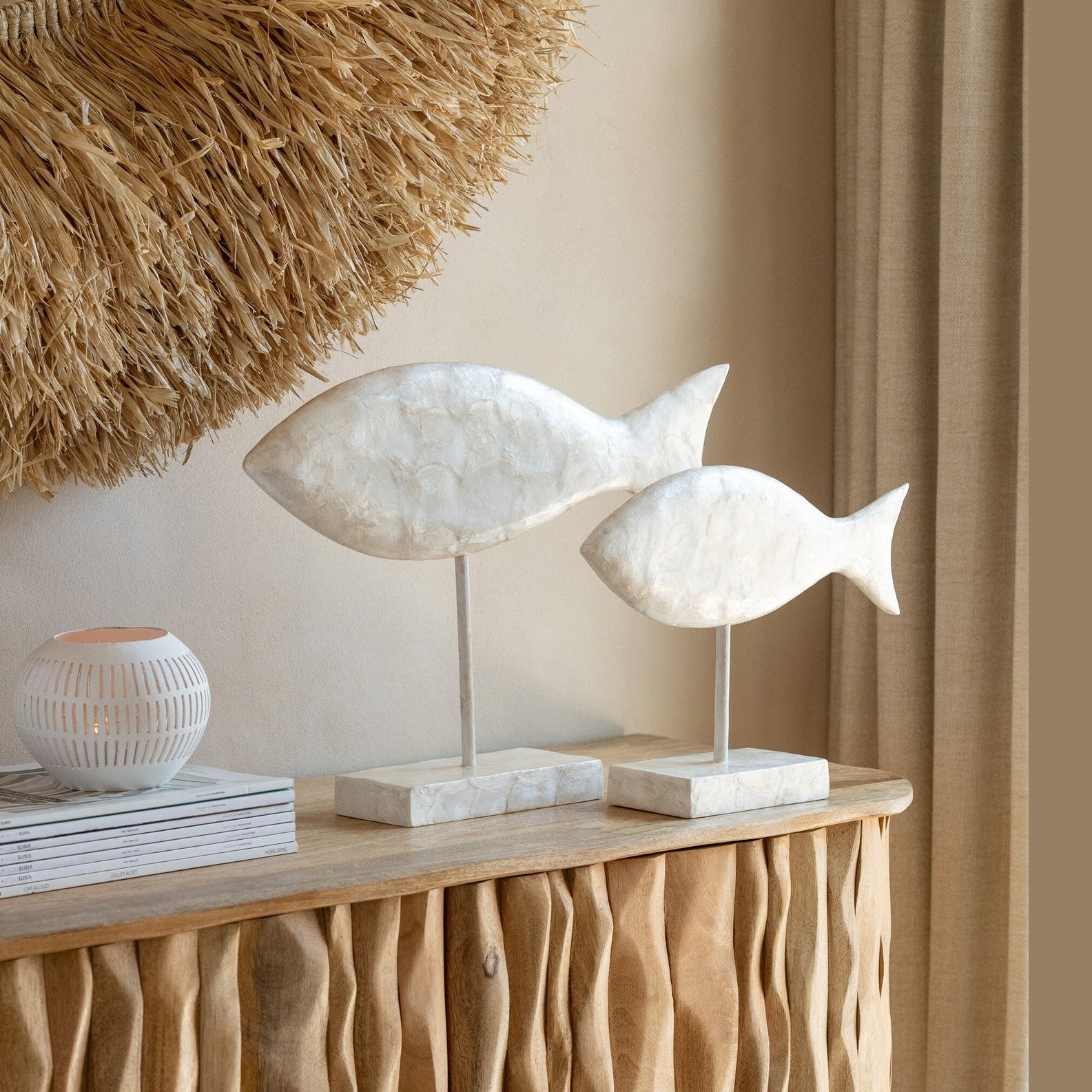 Ocean Shell Fish- Decoratie
