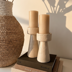 Rustik Kaars Beige/Zand