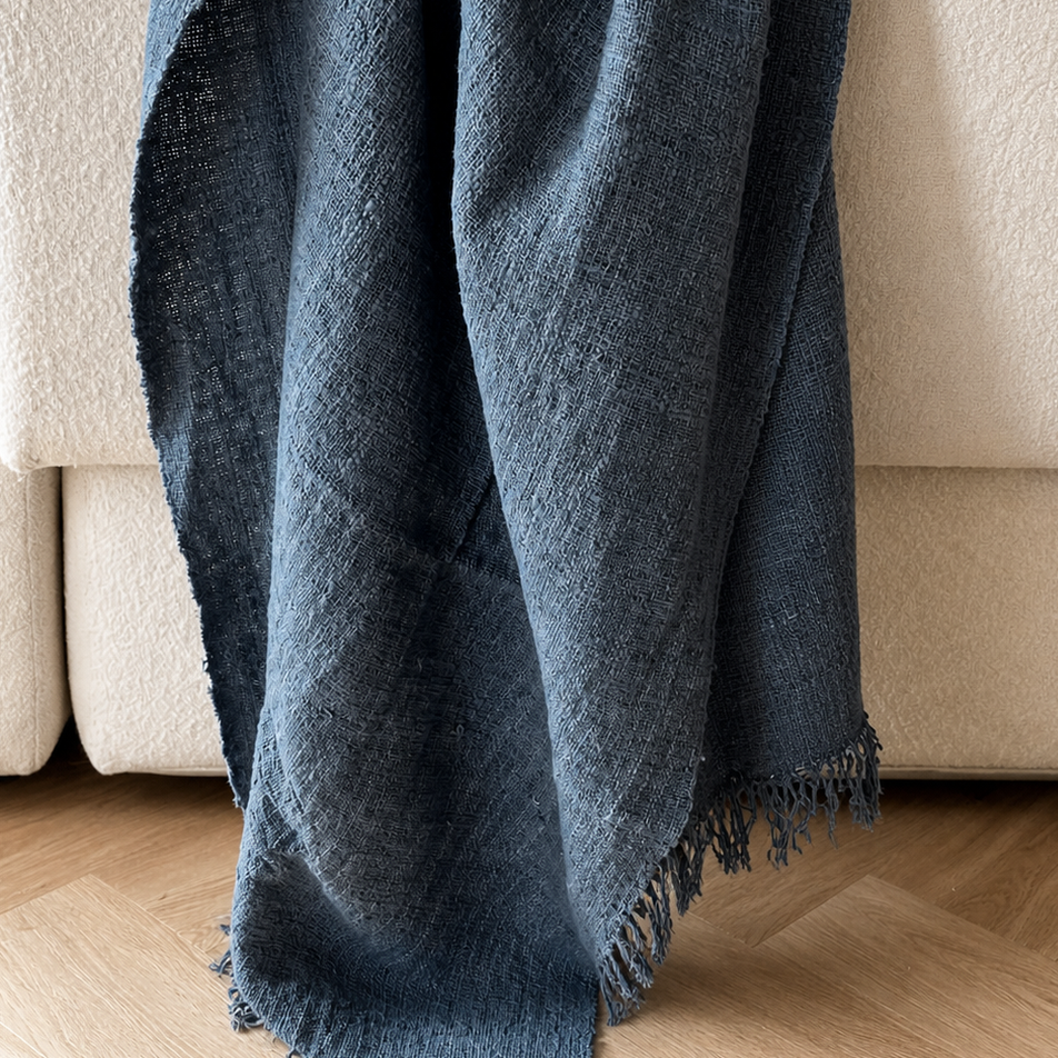 Loom Plaid-Blauwgrijs