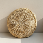 Round Wave Kussen - Naturel