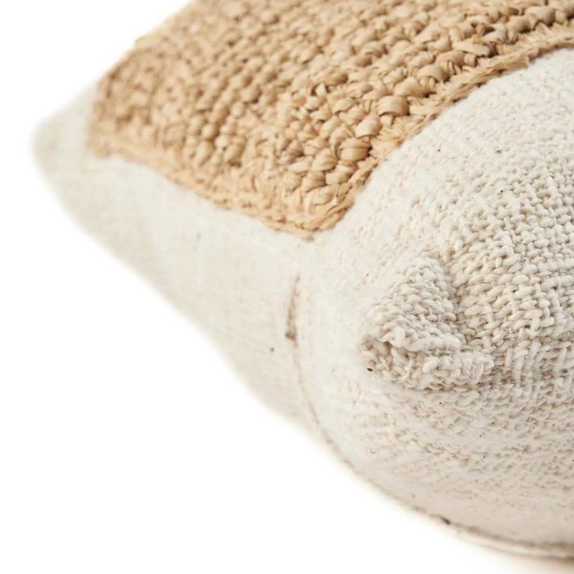 Raffia Coast Kussenhoes-Naturel 50x50